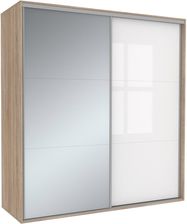 Zdjęcie Mebel Bos Szafa Tivoli 200X210 S 3Bp 3L Biały Połysk Lustro 100323991 - Stepnica