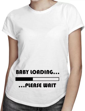 Baby loading ... - damska koszulka z nadrukiem