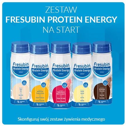 Fresubin Protein Energy drink zestaw na start – miks smaków 8 butelek x 200ml