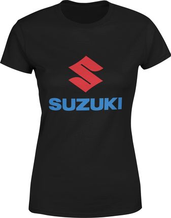 Suzuki Damska koszulka (L, Czarny)