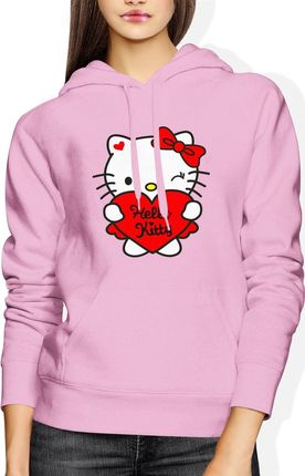 Jhk Hello Kitty Damska Bluza Z Kapturem L Różowy