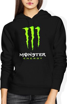 Jhk Monster Energy Drink Damska Bluza Z Kapturem L Czarny