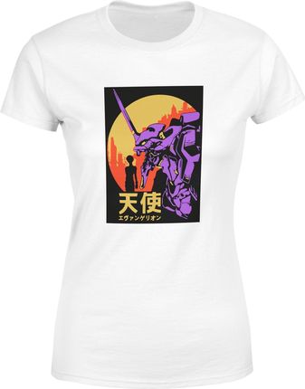 Jhk Neon Genesis Evangelion Damska Koszulka S Biały