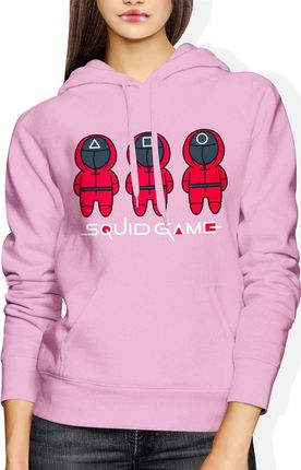 Jhk Squid Game Damska Bluza Z Kapturem S Różowy