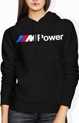 Jhk Bmw M-Power Damska Bluza Z Kapturem M Czarny