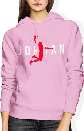 Jhk Michael Jordan Damska Bluza Z Kapturem S Różowy