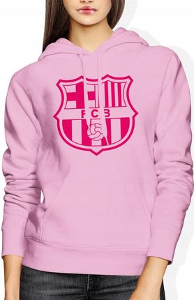 Jhk Fc Barcelona Damska Bluza Z Kapturem S Różowy