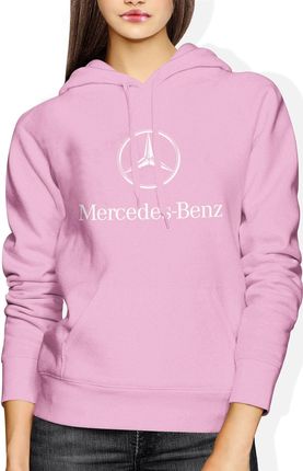 Jhk Mercedes-Benz Damska Bluza Z Kapturem S Różowy