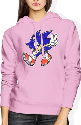 Jhk Sonic Damska Bluza Z Kapturem S Różowy