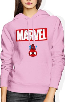 Jhk Spider Man Marvel Damska Bluza Z Kapturem M Różowy