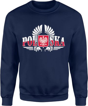 Jhk Polska Husaria Męska Bluza S Granatowy