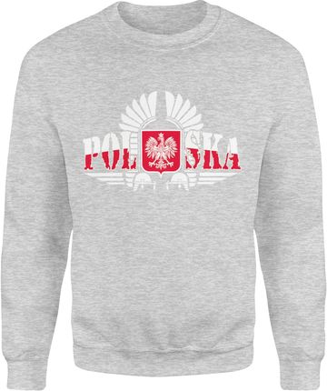 Jhk Polska Husaria Męska Bluza M Szary