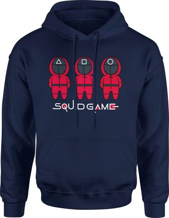 Jhk Squid Game Męska Bluza Z Kapturem XL Granatowy