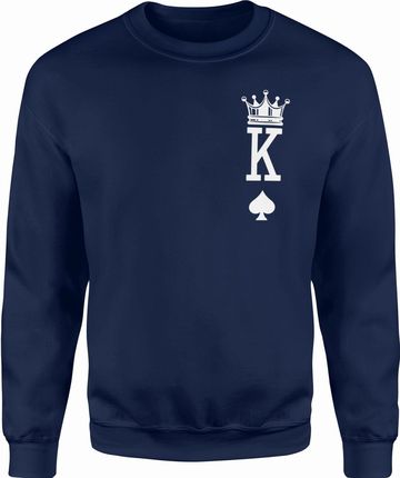 Jhk King Karta Męska Bluza XL Granatowy
