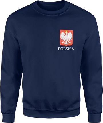 Jhk Polska Męska Bluza L Granatowy
