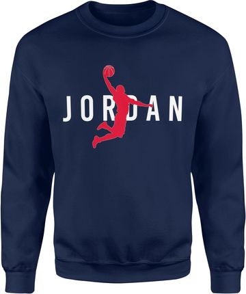 Jhk Michael Jordan Męska Bluza S Granatowy