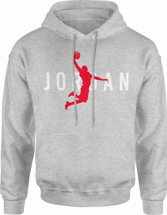 Jhk Michael Jordan Męska Bluza Z Kapturem M Szary