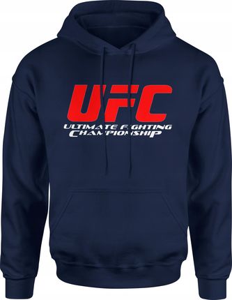 Jhk Ufc Męska Bluza Z Kapturem S Granatowy