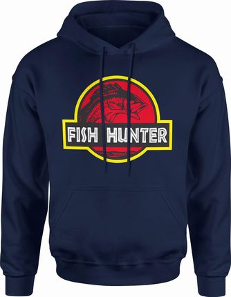 Jhk Fish Hunter Męska Bluza Z Kapturem XL Granatowy