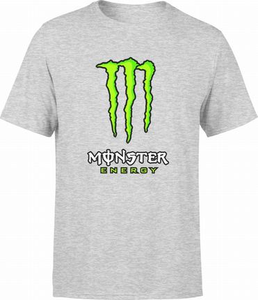 Jhk Monster Energy Drink Męska Koszulka S Szary