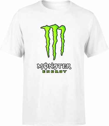 Jhk Monster Energy Drink Męska Koszulka S Biały