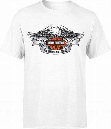 Jhk Harley Davidson Męska Koszulka L Biały