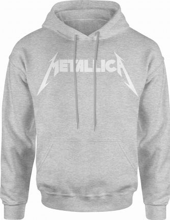 Jhk Metallica Męska Bluza Z Kapturem S Szary