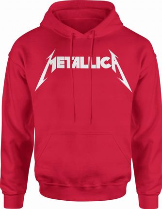 Jhk Metallica Męska Bluza Z Kapturem M Czerwony