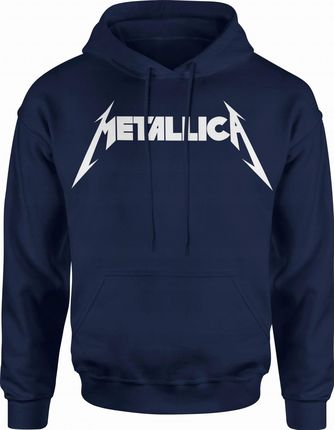 Jhk Metallica Męska Bluza Z Kapturem XL Granatowy