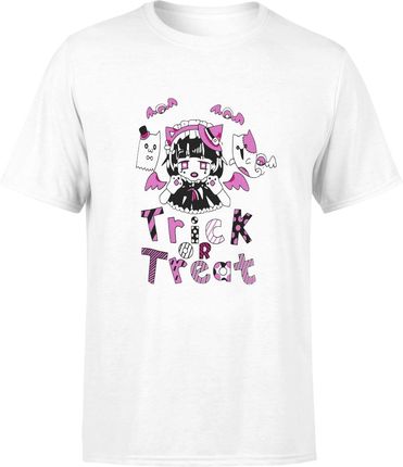 Jhk Trick Or Treat Męska Koszulka XL Biały