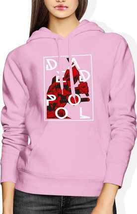 Jhk Deadpool Damska Bluza Z Kapturem S Różowy