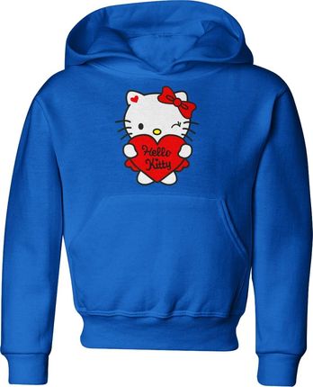 Jhk Hello Kitty Dziecięca Bluza Z Kapturem 140 Niebieski