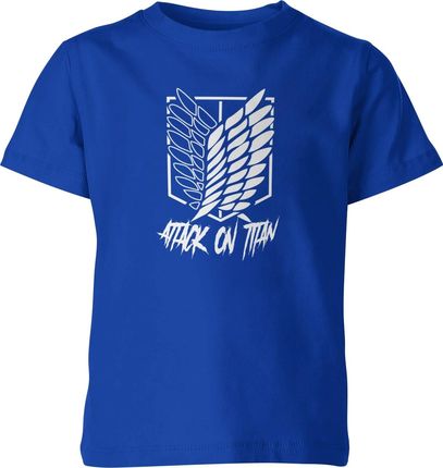 Jhk Atak Tytanów Attack On Titan Dziecięca Koszulka 140 Niebieski