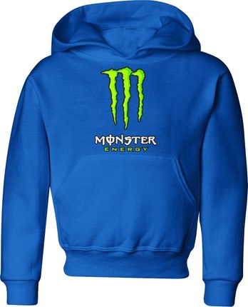 Jhk Monster Energy Drink Dziecięca Bluza Z Kapturem 140 Niebieski