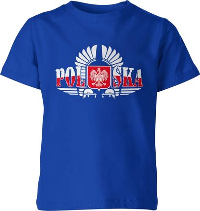 Jhk Polska Husaria Dziecięca Koszulka 128 Niebieski