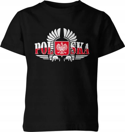 Jhk Polska Husaria Dziecięca Koszulka 140 Czarny