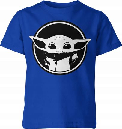Jhk Baby Yoda Star Wars Dziecięca Koszulka 128 Niebieski