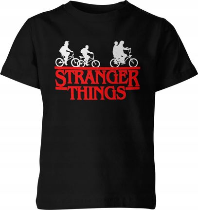 Jhk Stranger Things Dziecięca Koszulka 140 Czarny