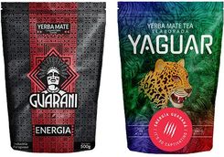 Yaguar Yerba Mate Guarani Energia + Energia 2x500g - Yerba mate i zestawy