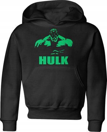 Jhk Hulk Dziecięca Bluza Z Kapturem 140 Czarny