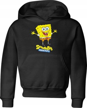 Jhk Spongebob Dziecięca Bluza Z Kapturem 140 Czarny