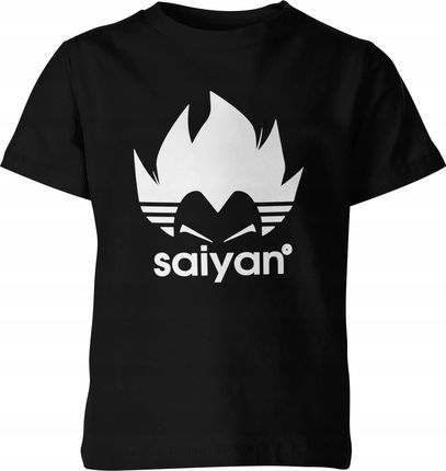 Jhk Dragon Ball Saiyan Dziecięca Koszulka 140 Czarny
