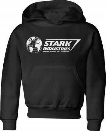 Jhk Iron Man Stark Dziecięca Bluza Z Kapturem 140 Czarny