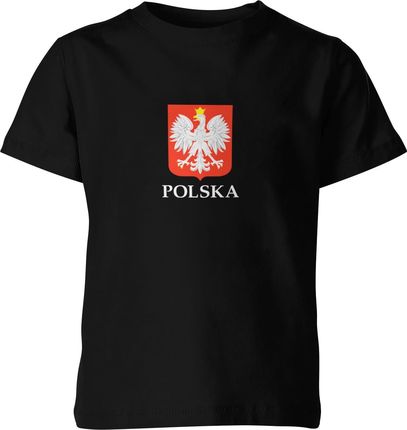 Jhk Polska Dziecięca Koszulka 128 Czarny