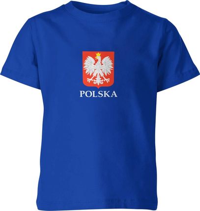 Jhk Polska Dziecięca Koszulka 128 Niebieski