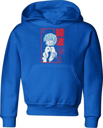 Jhk Rei Ayanami Neon Genesis Evangelion Dziecięca Bluza Z Kapturem 134 Niebieski