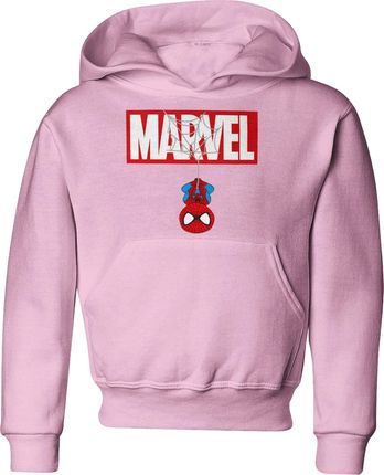 Jhk Spider Man Marvel Dziecięca Bluza Z Kapturem 140 Różowy