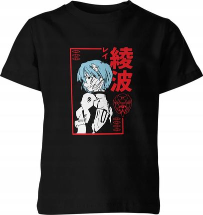 Jhk Rei Ayanami Neon Genesis Evangelion Dziecięca Koszulka 128 Czarny