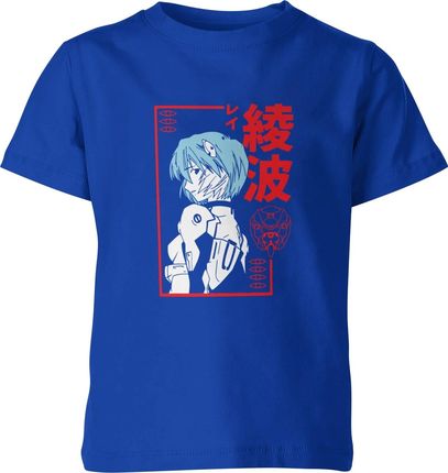 Jhk Rei Ayanami Neon Genesis Evangelion Dziecięca Koszulka 128 Niebieski