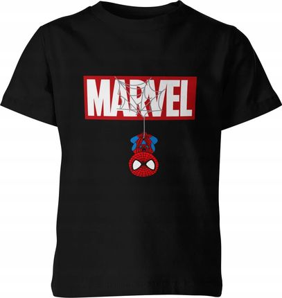 Jhk Spider Man Marvel Dziecięca Koszulka 128 Czarny